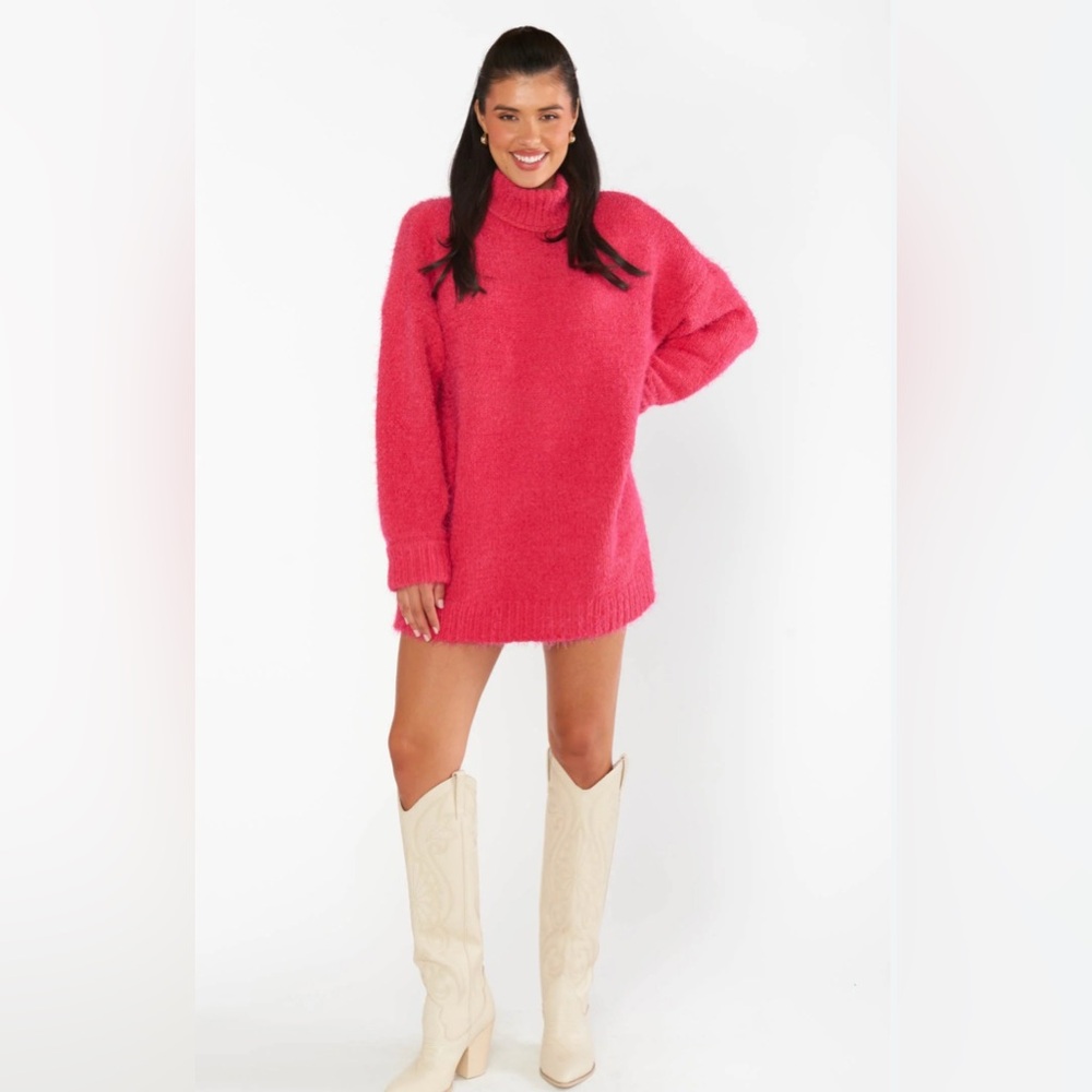 Show Me Your MuMu Vibrant Turtleneck Sweater/Dress